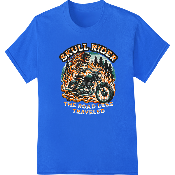 Custom print on demand design - Fearless Skull Rider: Unleash Your Wild Side