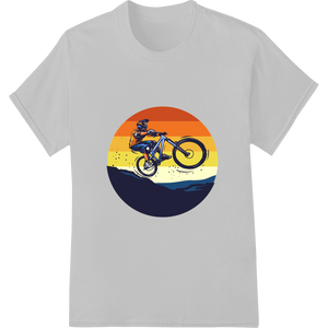 Vibrant DTF transfers print on Motocross Sunset: Ride into Adventure with Super DTF