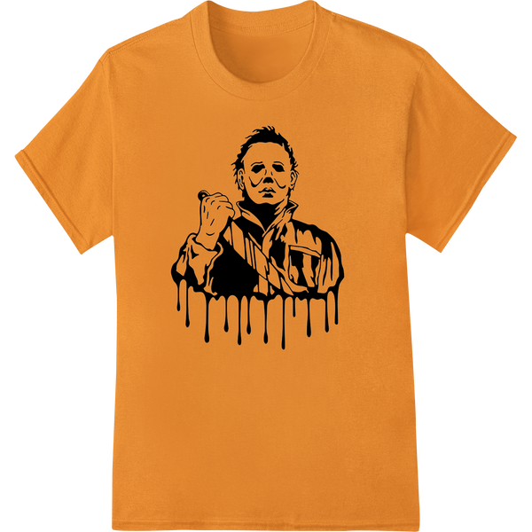 Durable DTF printing technology applied to Chilling Michael Myers Silhouette - Halloween Horror DTF Print