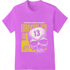 Vintage Brooklyn 1971 New York Ave DTF Print Heat Transfer enhanced with professional custom apparel