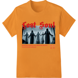 Haunting 'Lost Soul' DTF Print Heat Transfer for Halloween - High-quality garment printing