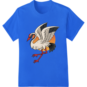 Majestic Swan: Elegant Thanksgiving DTF Print Heat Transfer with custom DTF printing technology artwork