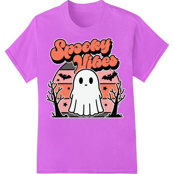 Unique apparel decoration for Adorable Ghost: Spooky Vibes for Halloween