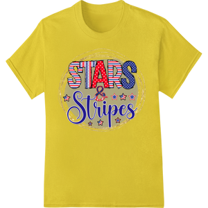 Personalized custom merchandise design for Stars & Stripes: Patriotic 4th of July Heat Transfer