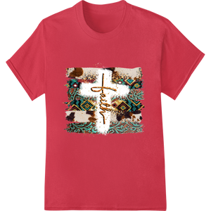 Unique custom print solutions for Ornate Faith Christmas Heat Transfer Design