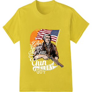 Vintage Patriotic Soldier | Fourth of July Heat Transfer featuring professional garment printing