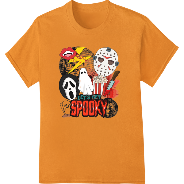 Premium quality custom apparel on Iconic Horror Movie Mash-Up: Spooky Halloween DTF Print