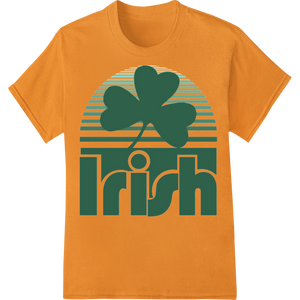 Vibrant custom DTF designs print on Bold Shamrock Silhouette - St. Patrick's Day DTF Print