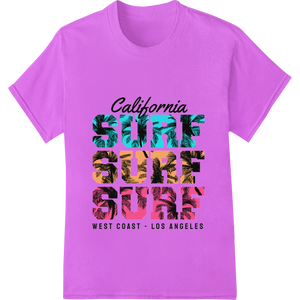 Ride the Waves: California Surf Culture Comes Alive featuring professional bulk t-shirt printing