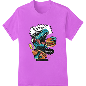 Premium quality custom t-shirts on Ravenous T-Rex: Unleash Your Inner Dinosaur with Humor