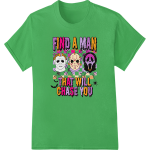 Unleash Your Inner Horror Fan: Iconic Slasher Trio enhanced with professional t shirt prints