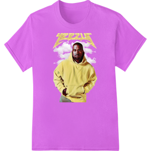 Iconic Kanye West Portrait DTF Heat Transfer - Yeezus - High-quality DTF technology