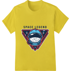 Vintage Space Legend Emblem DTF Print Heat Transfer with custom heat transfer artwork