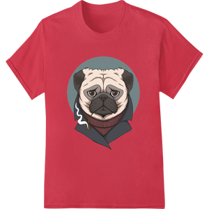 Unique DTF technology for Edgy Pug Life Illustration DTF Print Heat Transfer