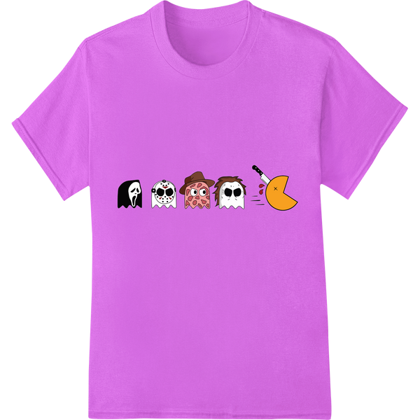 Boo-tiful Ghost Gang: 5 Adorable Halloween Characters on purple shirt - SUPERDTF-DTF Prints-DTF Transfers-Custom DTF Prints