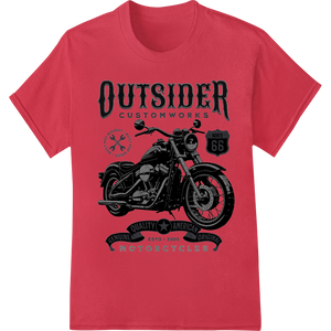 Durable custom print solutions applied to Outsider Customworks: Vintage Motorcycle Design for Rebels