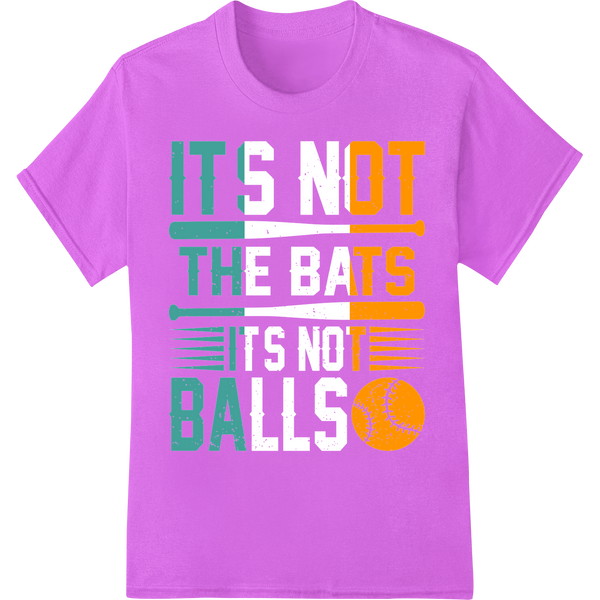 Bold Baseball Typographic DTF Print | Edgy Fan Apparel on purple shirt - SUPERDTF-DTF Prints-DTF Transfers-Custom DTF Prints