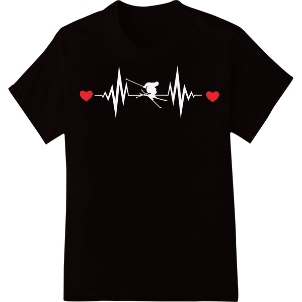 Spread Love with Vibrant Valentine's Day Heart Print on black shirt - SUPERDTF-DTF Prints-DTF Transfers-Custom DTF Prints