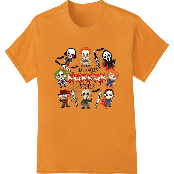 Spooky Cartoon Horror Nights - Halloween DTF Print Transfer made with premium high-quality t-shirt printing