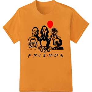 Personalized bulk t-shirt printing design for Haunting Friends Halloween Silhouettes - DTF Heat Transfers