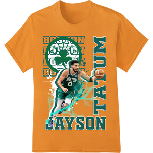 Unique custom apparel for Jayson Tatum Celtic Pride Heat Transfer for St. Patrick's