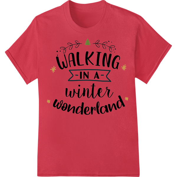 Innovative DTF heat transfers design on Winter Wonderland: Festive DTF Transfer for Holiday Magic