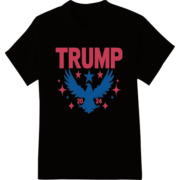 Bold Trump 2024 Eagle | Patriotic DTF Print Heat Transfer - High-quality bulk t-shirt printing