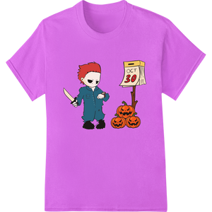 Cutting-edge custom t-shirts featured on Cute Cartoon Halloween Horror Heat Transfer Print