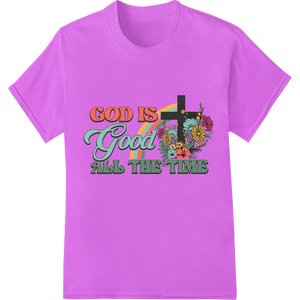 Cutting-edge custom DTF designs featured on God's Eternal Goodness: Inspirational DTF Print Design