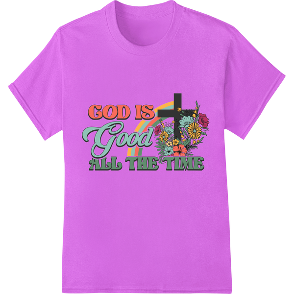 Cutting-edge custom DTF designs featured on God's Eternal Goodness: Inspirational DTF Print Design