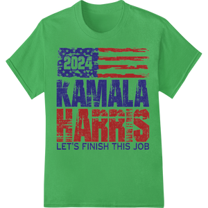 Kamala Harris 2024 Presidential Campaign Patriotic Print made with premium DTF printing experts