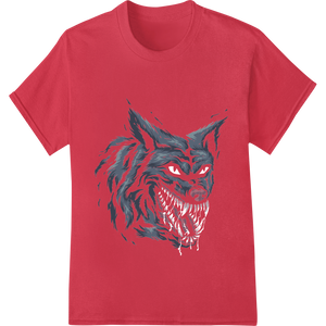 Personalized innovative apparel printing design for Fierce Wolf Sketch: Unleash Your Wild Side