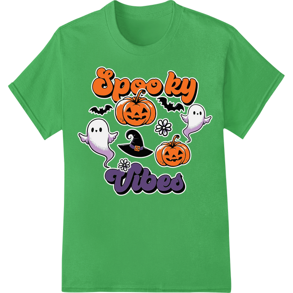 Cutting-edge custom print solutions featured on Adorable 'Spooky Vibes' Halloween DTF Print Heat Transfer