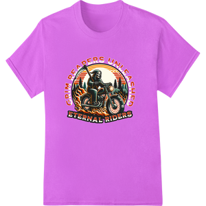 Grim Reapers Infernal Riders: Unleash Your Dark Side showcasing advanced bulk t-shirt printing technology