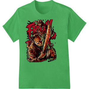 Fierce Flea: Edgy Insect Illustration | Super DTF Print - High-quality personalized clothing