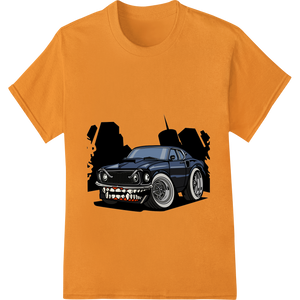 Vibrant DTF prints print on Wicked Cartoon Monster Car DTF Heat Transfer for Halloween