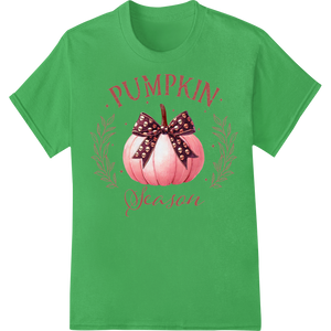 Custom high-quality t-shirt printing design - Embrace Autumn's Charm with this Whimsical Pumpkin Design