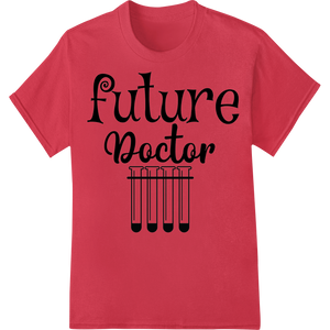 Future Doctor Medical Graduation DTF Print Heat Transfer enhanced with professional DTF printing service