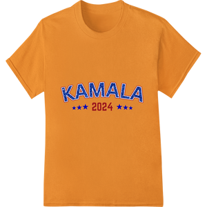 Kamala 2024: Show Your Support with Bold DTF Print enhanced with professional professional DTF printing