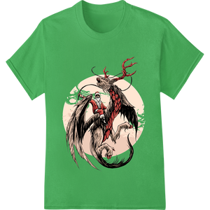 Personalized t shirt prints design for Fierce Dragon Fantasy DTF Heat Transfer Design