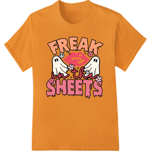 Custom vibrant DTF prints design - Spooky Freak Sheets Halloween DTF Print Heat Transfer