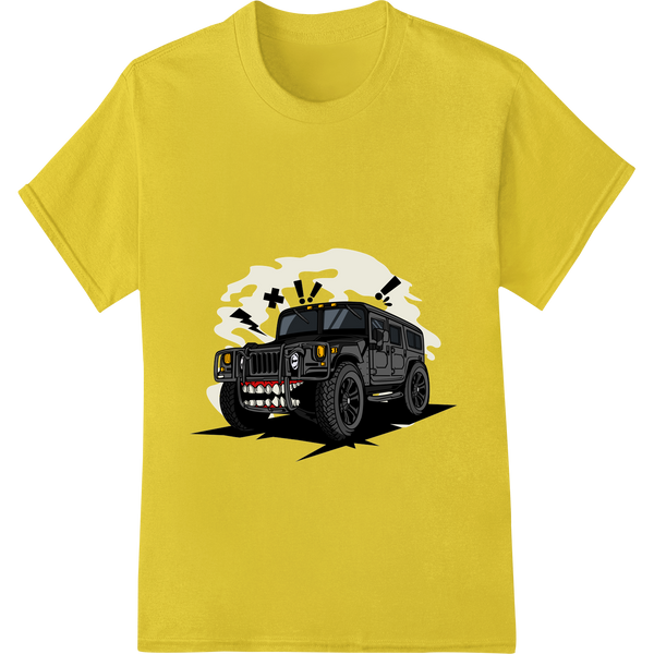 Fierce Hummer Off-Road Adventure DTF Print Heat Transfer - High-quality DTF printing technology