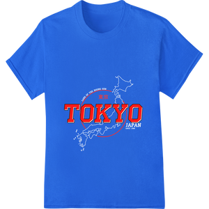 Bold Tokyo Travel Design | DTF Print Heat Transfer featuring professional direct to film printing