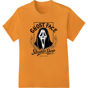 Cutting-edge direct to film printing featured on Slash Into Style: Ghost Face Slasher Shop DTF Print