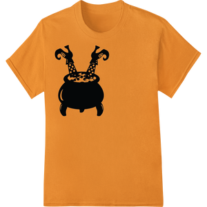 Personalized customized apparel design for Bubbling Witch's Brew Cauldron Halloween DTF Heat Transfer