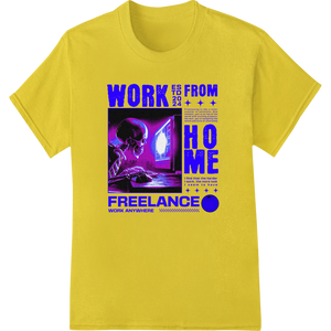 Embrace Remote Freelancing: Passion Meets Freedom showcasing advanced DTF printing experts technology