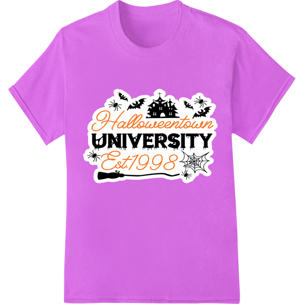 Premium quality customized apparel on Halloweentown University: Spooky Chic DTF Print Design