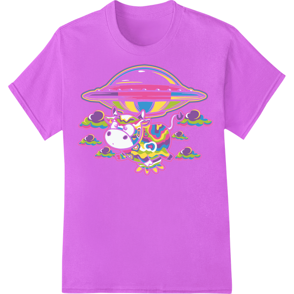 Sassy Rainbow Unicorn DTF Print | Ironic Humor Apparel on purple shirt - SUPERDTF-DTF Prints-DTF Transfers-Custom DTF Prints