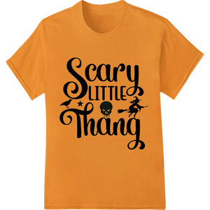 Innovative innovative apparel printing design on Spooky 'Scary Little Thang' Halloween DTF Print Heat Transfer