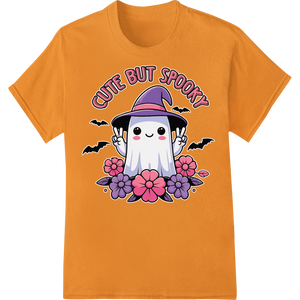 Cute but Spooky Ghost - Halloween DTF Print Heat Transfer made with premium DTF heat transfers